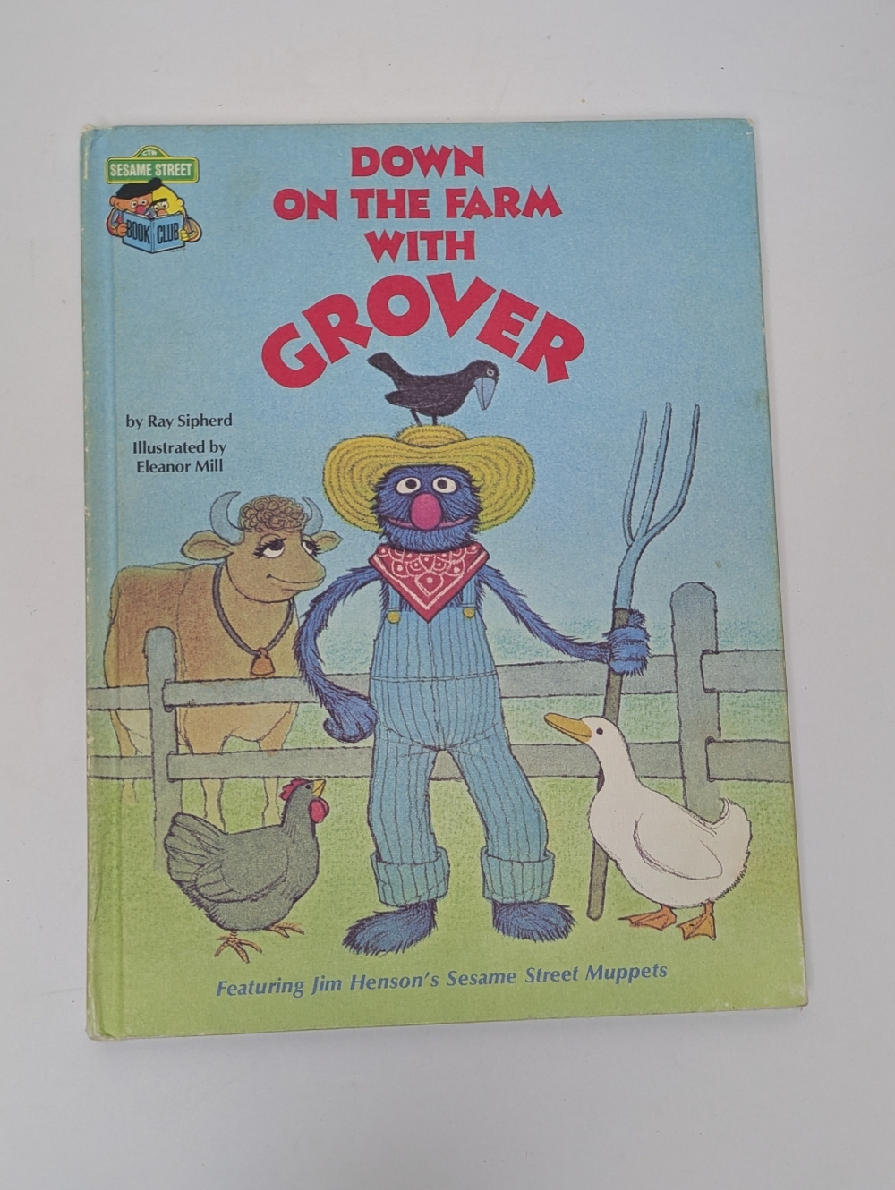Vintage Down On The Farm With Grover Book